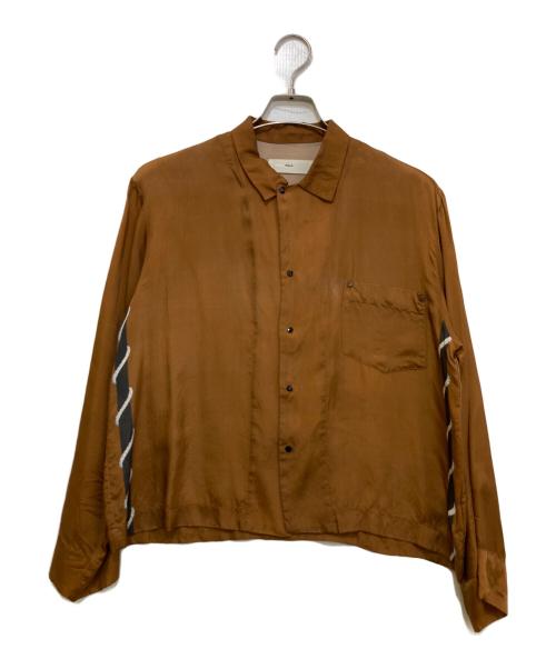 TOGA PULLA（トーガ プルラ）TOGA PULLA (トーガ プルラ) シャツ ブラウン サイズ:36の古着・服飾アイテム
