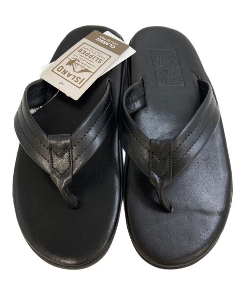 ISLAND SLIPPER（アイランドスリッパ）ISLAND SLIPPER (アイランドスリッパ) EVA サンダル ブラック サイズ:9 未使用品の古着・服飾アイテム