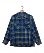 PENDLETONペンドルトン）の古着「ボートシャツ」｜ネイビー