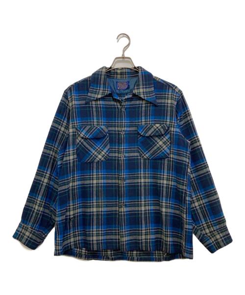 PENDLETON（ペンドルトン）PENDLETON (ペンドルトン) ボートシャツ ネイビー サイズ:Lの古着・服飾アイテム