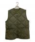Barbour（バブアー）の古着「FIELD QUILTED GILET　242MGI0255」｜カーキ