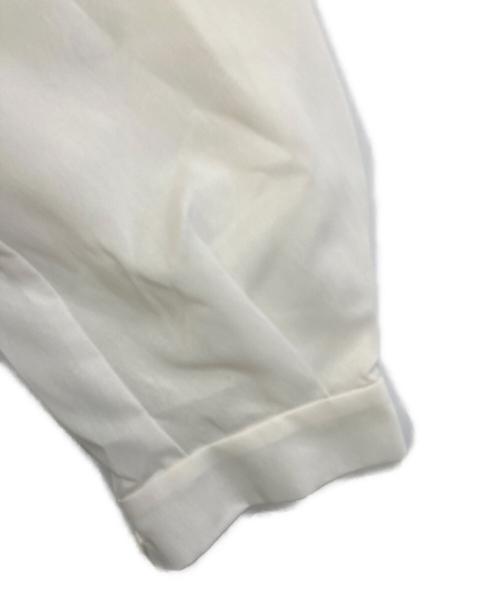 UNITED ARROWS（ユナイテッドアローズ）UNITED ARROWS (ユナイテッドアローズ) シアー コンビ フレア シャツ ホワイト サイズ:不明(実寸をご参考下さい)の古着・服飾アイテム
