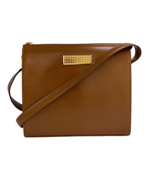 Christian Dior（クリスチャン ディオール）Christian Dior (クリスチャン ディオール) OLDレザーショルダーバッグ ブラウンの古着・服飾アイテム