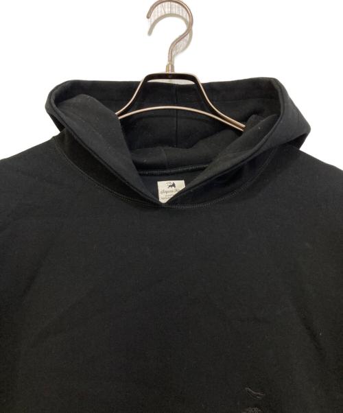 SASQUATCHfabrix.（サスクワッチファブリックス）SASQUATCHfabrix. (サスクワッチファブリックス) BIG HOODIE　19AW-CSP-004 ブラック サイズ:Largeの古着・服飾アイテム