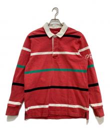 SUPREME（シュプリーム）の古着「stripes rugby」｜レッド