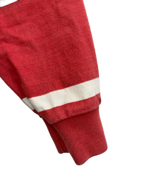SUPREME（シュプリーム）SUPREME (シュプリーム) stripes rugby レッド サイズ:Lの古着・服飾アイテム