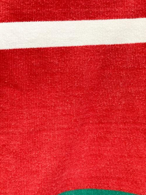 SUPREME（シュプリーム）SUPREME (シュプリーム) stripes rugby レッド サイズ:Lの古着・服飾アイテム