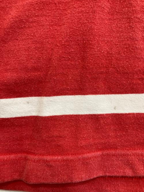 SUPREME（シュプリーム）SUPREME (シュプリーム) stripes rugby レッド サイズ:Lの古着・服飾アイテム