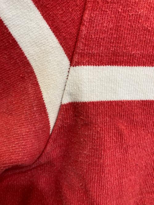 SUPREME（シュプリーム）SUPREME (シュプリーム) stripes rugby レッド サイズ:Lの古着・服飾アイテム
