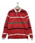 SUPREME（シュプリーム）の古着「stripes rugby」｜レッド