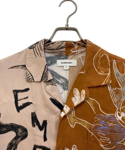 DOMREBEL（ドムレーベル）DOMREBEL (ドムレーベル) DUPLEX SHIRT ブラウン サイズ:Ｓの古着・服飾アイテム