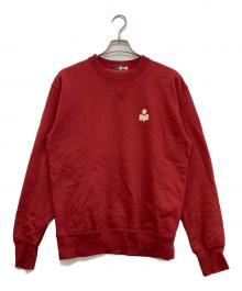 ISABEL MARANT（イザベルマラン）の古着「フロッキーロゴスウェット　IH020057033H」｜レッド
