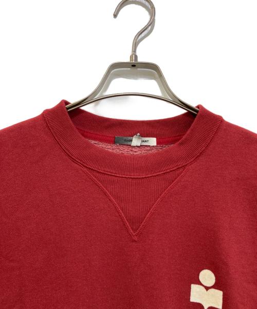 ISABEL MARANT（イザベルマラン）ISABEL MARANT (イザベルマラン) フロッキーロゴスウェット　IH020057033H レッド サイズ:Mの古着・服飾アイテム