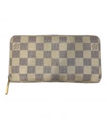 LOUIS VUITTON（ルイ ヴィトン）の古着「ダミエアズール ジッピーウォレット」｜アイボリー