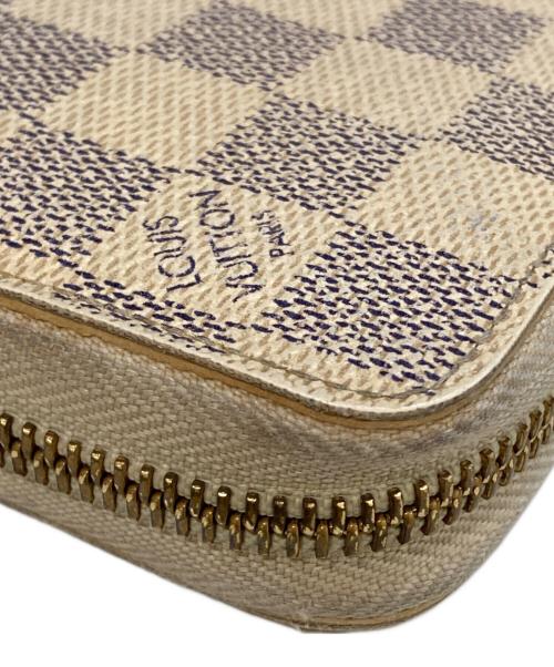 LOUIS VUITTON（ルイ ヴィトン）LOUIS VUITTON (ルイ ヴィトン) ダミエアズール ジッピーウォレット アイボリーの古着・服飾アイテム