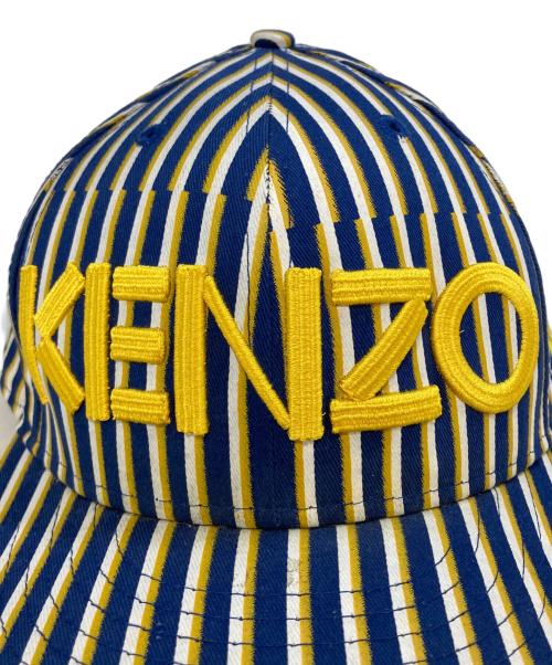 KENZO（ケンゾー）KENZO (ケンゾー) New Era (ニューエラ) キャップ イエロー×ブルーの古着・服飾アイテム