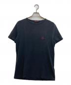 MONCLERモンクレール）の古着「スマイルワッペンTシャツ　C10918019000」｜ネイビー