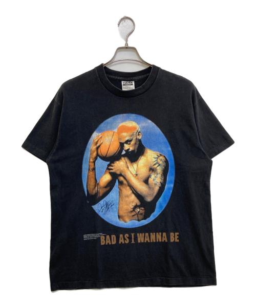 TULTEX（タルテックス）TULTEX (タルテックス) 90`sプリントTシャツ ブラック サイズ:Lの古着・服飾アイテム