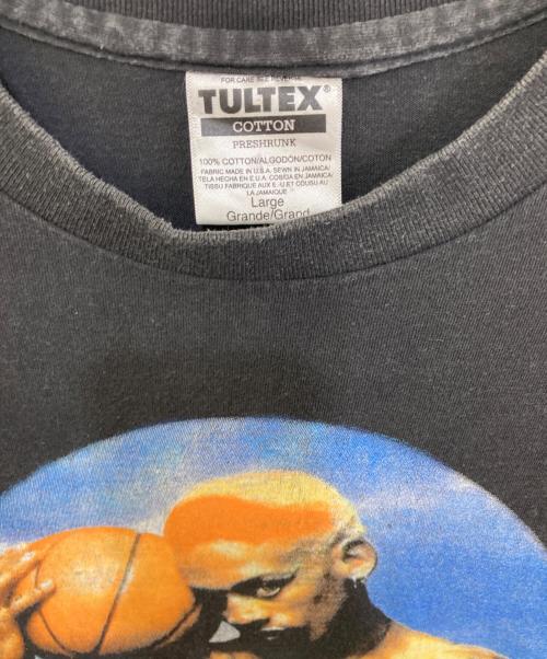 TULTEX（タルテックス）TULTEX (タルテックス) 90`sプリントTシャツ ブラック サイズ:Lの古着・服飾アイテム