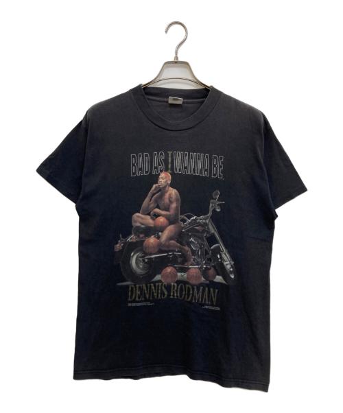 Murina（ムリナ）Murina (ムリナ) 90`sプリントTシャツ ブラック サイズ:Lの古着・服飾アイテム