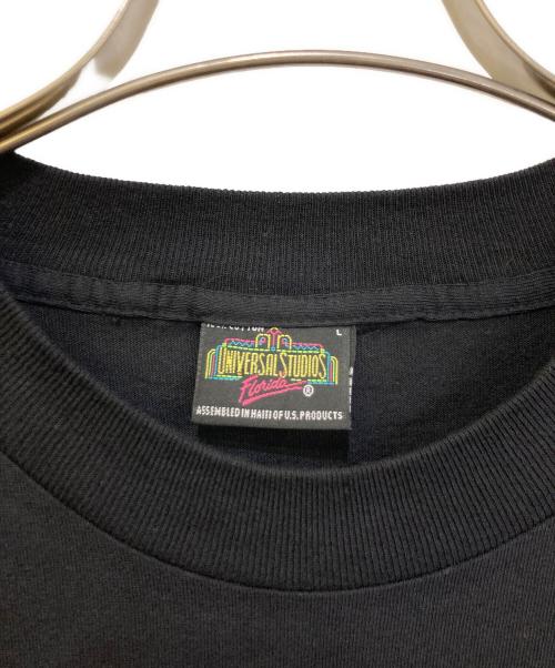 UNIVERSAL STUDIOS（ユニバーサルスタジオ）UNIVERSAL STUDIOS (ユニバーサルスタジオ) 90`sプリントTシャツ ブラック サイズ:Lの古着・服飾アイテム