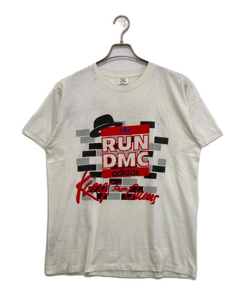 adidas（アディダス）adidas (アディダス) 80`sプリントTシャツ ホワイト サイズ:Lの古着・服飾アイテム
