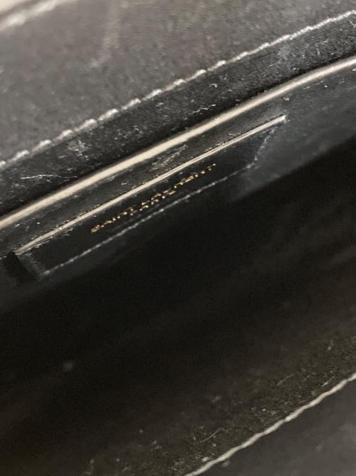 Saint Laurent Paris（サンローランパリ）Saint Laurent Paris (サンローランパリ) オールオーバー ロゴエンボス トートバッグ　715201 ブラックの古着・服飾アイテム