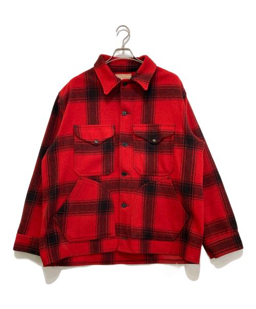 FILSON（フィルソン）FILSON (フィルソン) ウールマッキーノクルーザージャケット レッド サイズ:不明(実寸をご参考下さい)の古着・服飾アイテム