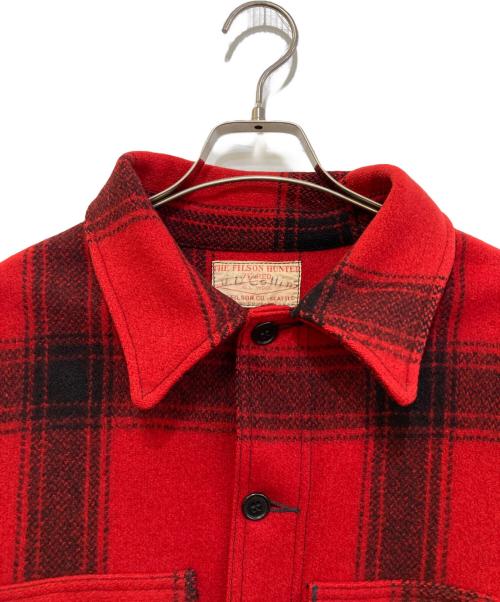 FILSON（フィルソン）FILSON (フィルソン) ウールマッキーノクルーザージャケット レッド サイズ:不明(実寸をご参考下さい)の古着・服飾アイテム
