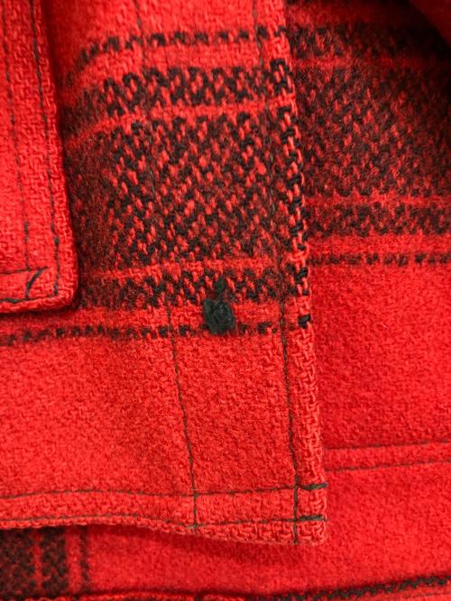 FILSON（フィルソン）FILSON (フィルソン) ウールマッキーノクルーザージャケット レッド サイズ:不明(実寸をご参考下さい)の古着・服飾アイテム
