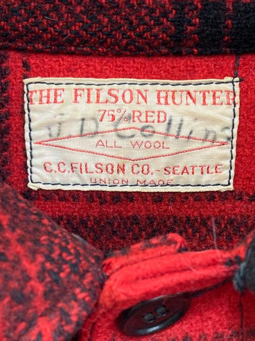FILSON（フィルソン）FILSON (フィルソン) ウールマッキーノクルーザージャケット レッド サイズ:不明(実寸をご参考下さい)の古着・服飾アイテム