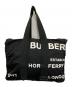 BURBERRY（バーバリー）の古着「ホースフェリープリント トートバッグ　8014547」｜ブラック