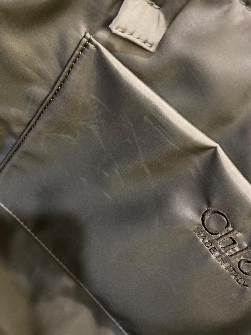 Chloe（クロエ）Chloe (クロエ) WOODY ミディアム トートバッグ　CHC23WS383L41066 グレーの古着・服飾アイテム