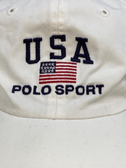 POLO SPORT（ポロスポーツ）POLO SPORT (ポロスポーツ) キャップ ホワイトの古着・服飾アイテム