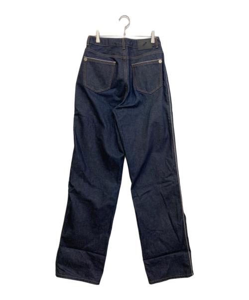WE11DONE（ウェルダン）WE11DONE (ウェルダン) INDIGO BLUE OVER FIT DENIM PANTS インディゴ サイズ:Mの古着・服飾アイテム
