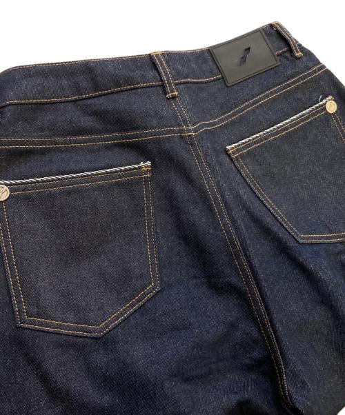 WE11DONE（ウェルダン）WE11DONE (ウェルダン) INDIGO BLUE OVER FIT DENIM PANTS インディゴ サイズ:Mの古着・服飾アイテム