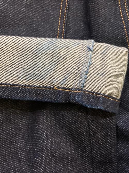 WE11DONE（ウェルダン）WE11DONE (ウェルダン) INDIGO BLUE OVER FIT DENIM PANTS インディゴ サイズ:Mの古着・服飾アイテム