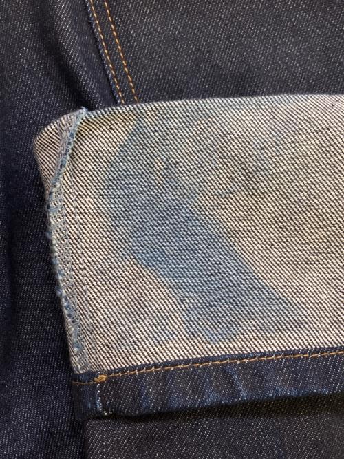 WE11DONE（ウェルダン）WE11DONE (ウェルダン) INDIGO BLUE OVER FIT DENIM PANTS インディゴ サイズ:Mの古着・服飾アイテム