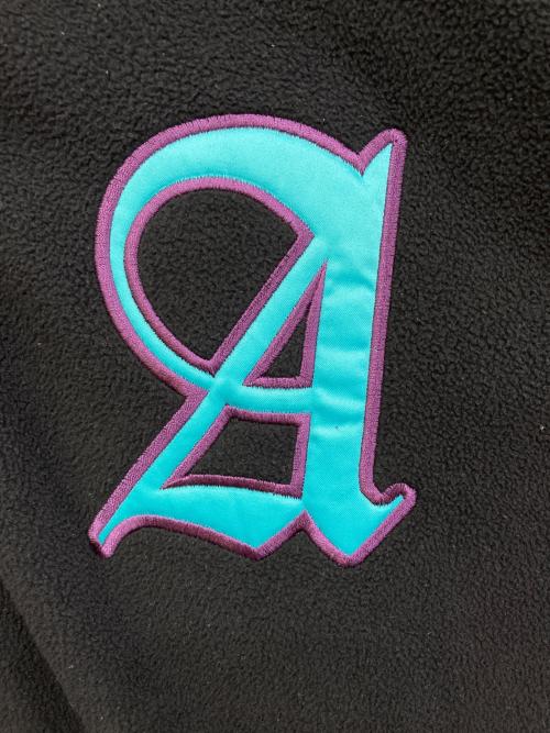 AWAKE（アウェイク）AWAKE (アウェイク) フリースジャケット ブラック×パープル サイズ:XLの古着・服飾アイテム
