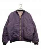 F.M.C.Dエフ エム シー ディー）の古着「ボンバージャケット」｜パープル×ピンク