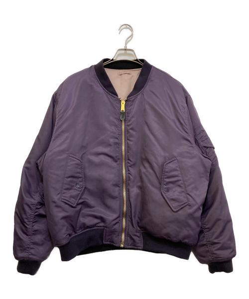 F.M.C.D（エフ エム シー ディー）F.M.C.D (エフ エム シー ディー) ボンバージャケット パープル×ピンク サイズ:Mの古着・服飾アイテム