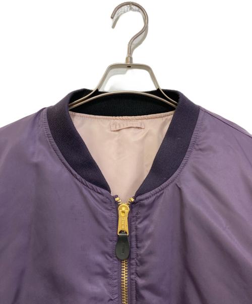 F.M.C.D（エフ エム シー ディー）F.M.C.D (エフ エム シー ディー) ボンバージャケット パープル×ピンク サイズ:Mの古着・服飾アイテム