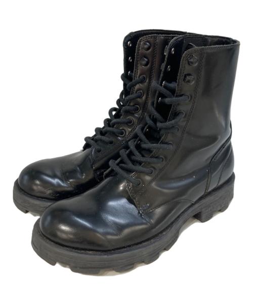 DIESEL（ディーゼル）DIESEL (ディーゼル) レースアップブーツ　Y02994 ブラック サイズ:27の古着・服飾アイテム