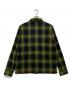stussy (ステューシー) zip up shadow plaid shirt　111997 グリーン サイズ:M：14000円