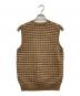 POLO RALPH LAUREN (ポロ・ラルフローレン) checked cotton cashmere sweater vest ベージュ サイズ:S：10000円