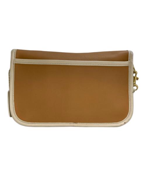 COACH（コーチ）COACH (コーチ) ターンロックレザーショルダーバッグ　9668 ベージュの古着・服飾アイテム