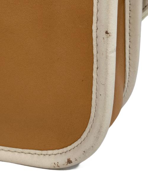 COACH（コーチ）COACH (コーチ) ターンロックレザーショルダーバッグ　9668 ベージュの古着・服飾アイテム