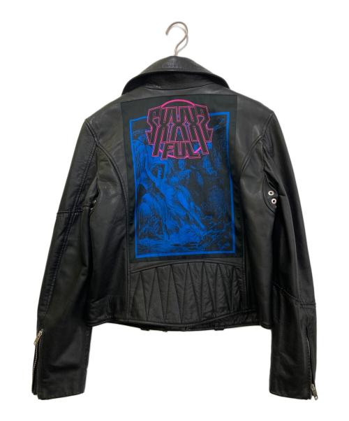 DIESEL（ディーゼル）DIESEL (ディーゼル) レザーライダースジャケット ブラック サイズ:Mの古着・服飾アイテム