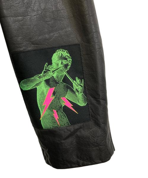 DIESEL（ディーゼル）DIESEL (ディーゼル) レザーライダースジャケット ブラック サイズ:Mの古着・服飾アイテム