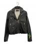 DIESEL（ディーゼル）の古着「レザーライダースジャケット」｜ブラック
